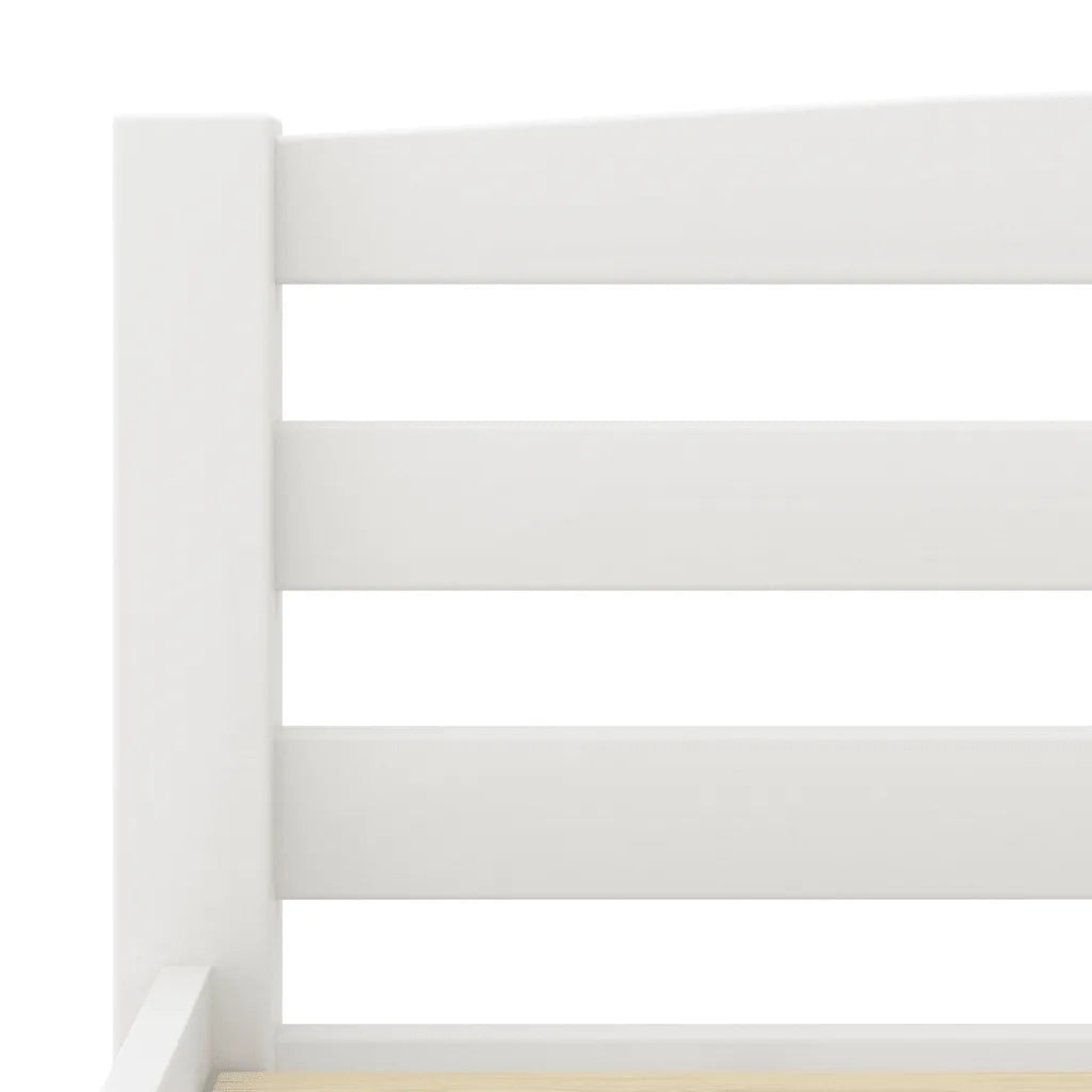 Giroletto senza Materasso-Struttura Letto Bianca Legno Pino 120x200cm 940726