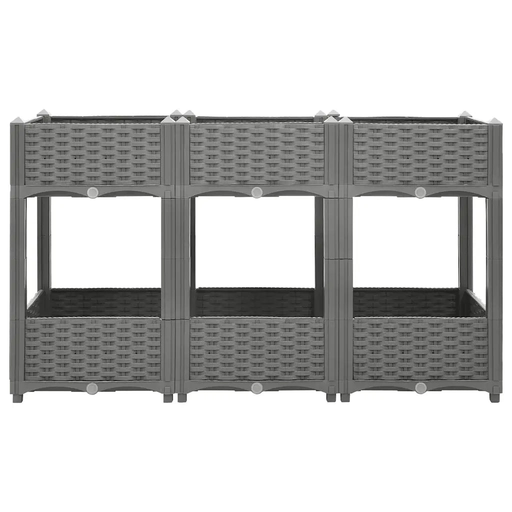 Fioriera Rialzata 120x40x71 cm in Polipropilene 153299