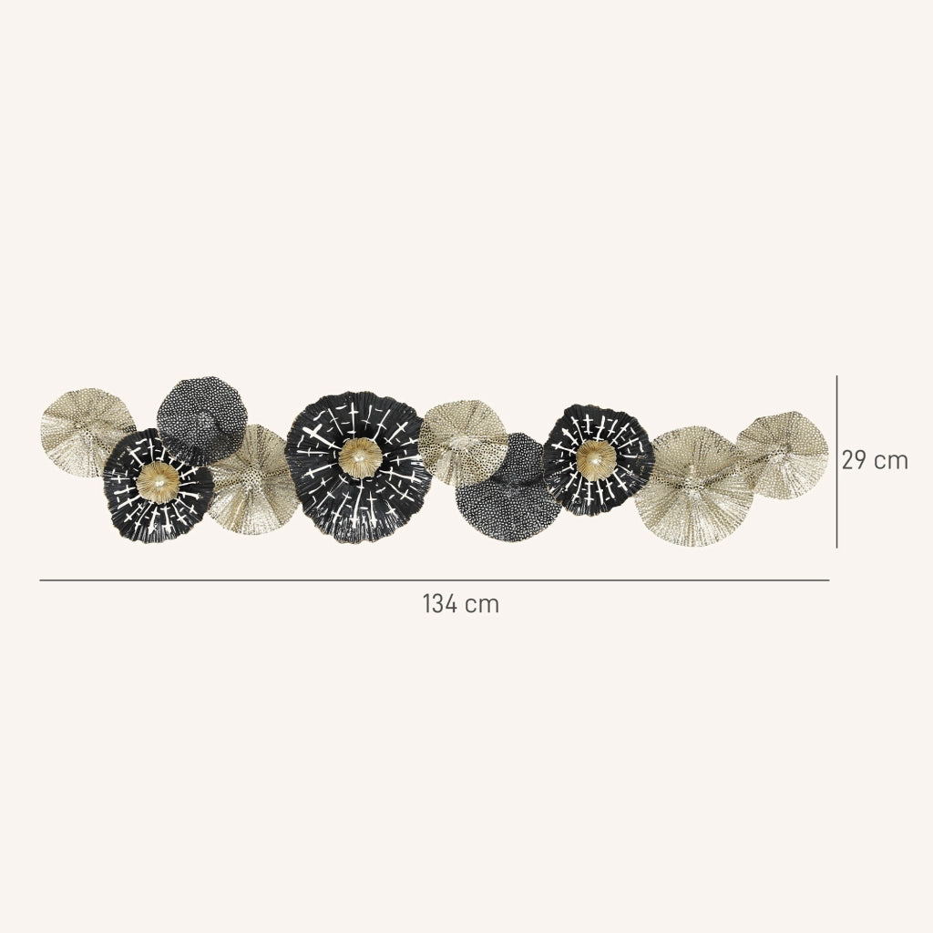 Quadro decorativo ¨C zephmum ¨C Cornice metallo nero oro