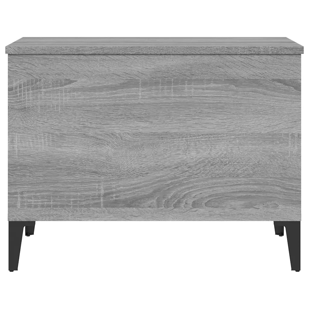 Tavolino Salotto Grigio Sonoma 60x44,5x45 cm Legno Multistrato cod mxl 16436