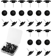 50 Stuken Push Pins per Muur e Tavolo, Spiedini in Bianco Design, Dimensioni Piccole