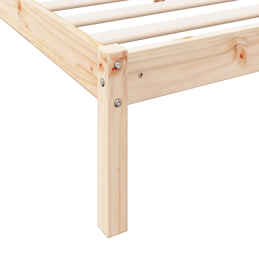 Letto Extra Lungo senza Materasso 80x220 cm in Legno di Pino 852414
