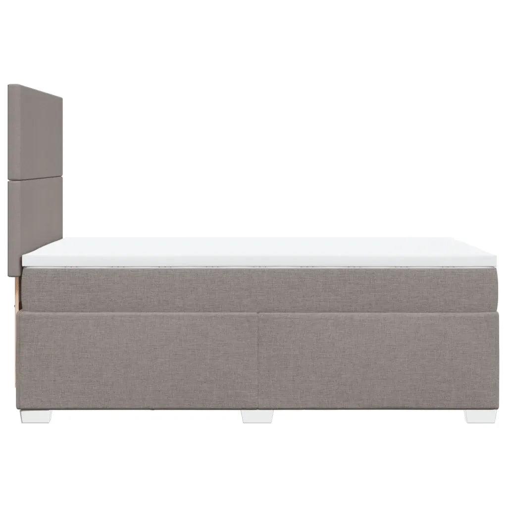 Giroletto a Molle con Materasso Tortora 90x200 cm inTessuto 3290368