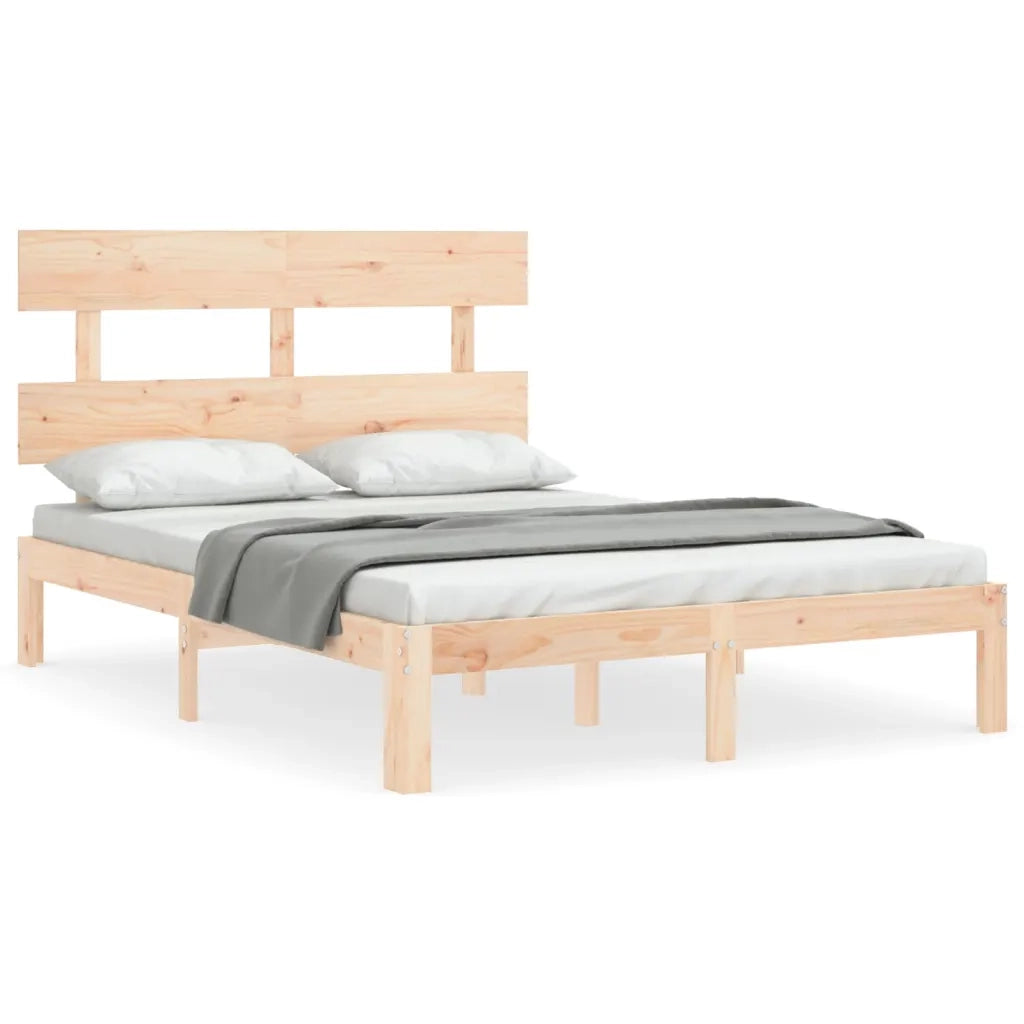 Giroletto senza Materasso 140x200 cm in Legno Massello di Pino 3193531
