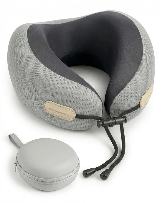 Sedile di viaggio ergonomico - cuscino di supporto con schiuma di espansione - progettazione regolabile - contenitore portatile - copertura lavabile - sedile di viaggio leggero e confortevole