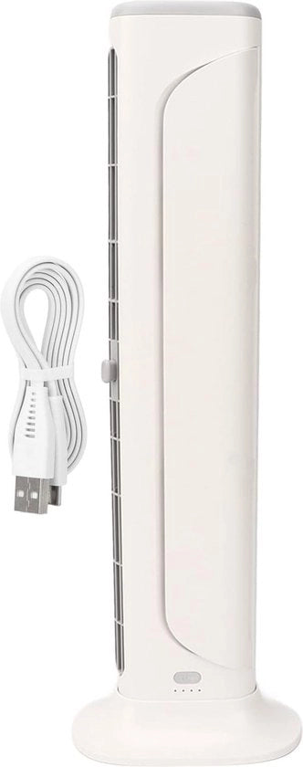 Ventilatore Desktop a Clip per Ufficio e Casa con 3 Velocità - Ventilatore Portatile senza Frizione USB Ricaricabile