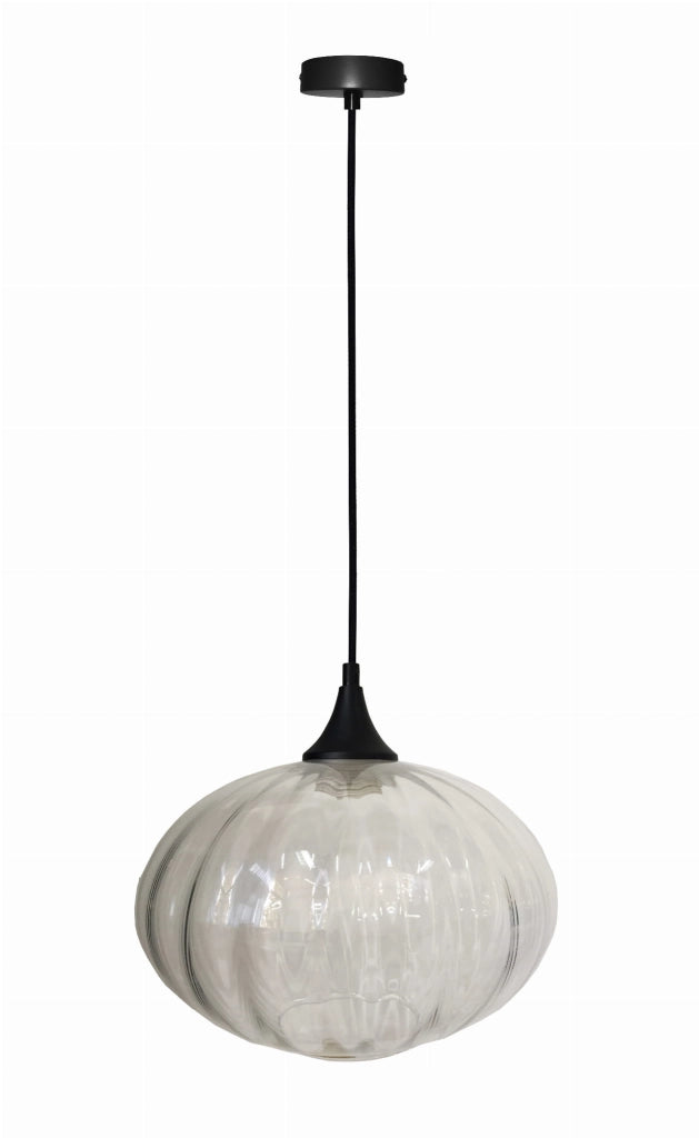 Lampada a sospensione Candellux Exeter vetro Ø26,5 E27