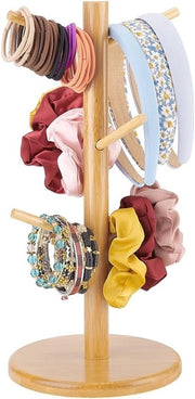 Supporto per capelli e accessori con 6 punte - Portatile e pratico - Per camera da letto e cucina - 34,5 x 16 cm