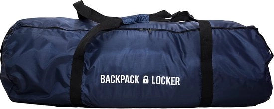 Borsa di sicurezza per viaggi aerei con chiusura a chiave - Protezione contro la furto e la protezione (blu, 75-135 litri)