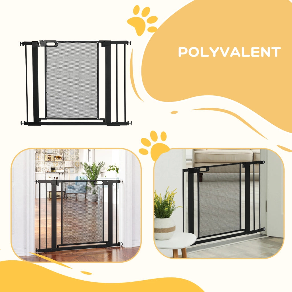 Barriera per Animali Domestici ¨C zephmum ¨C Nero 75-103 cm