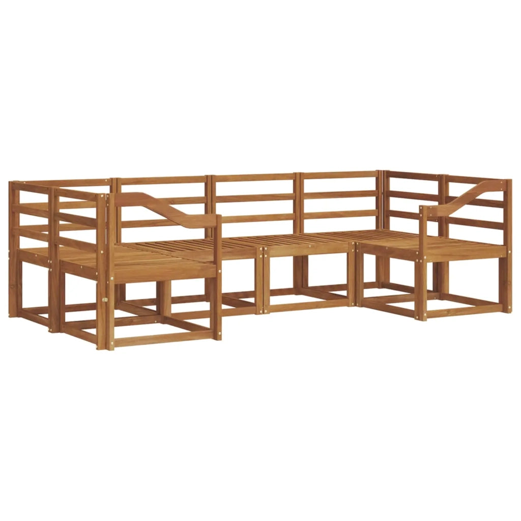 Set di divani da esterno 6 pcs Naturale