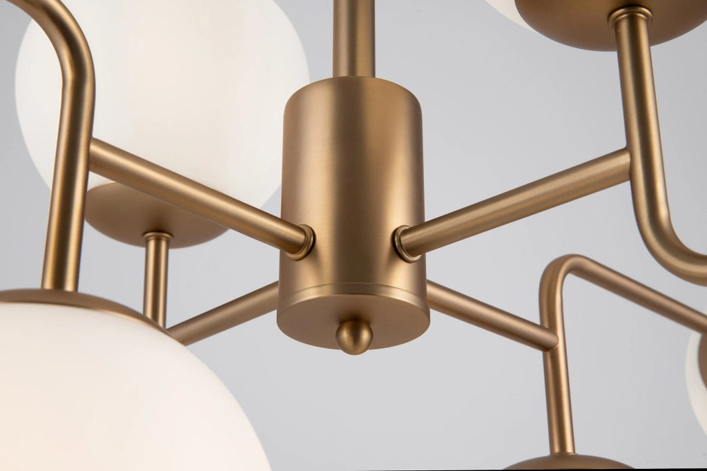 Lampadario Modern in Metallo Erich Ottone