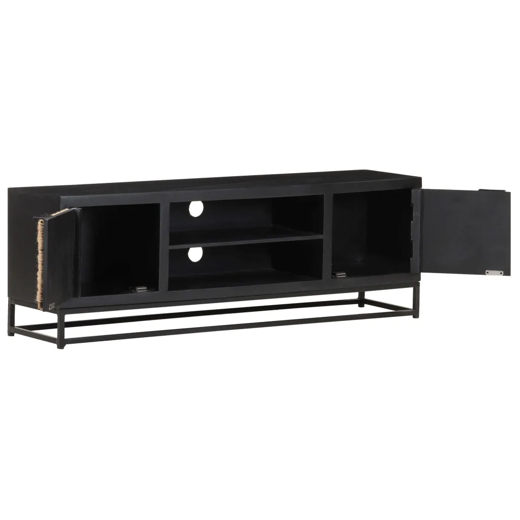Mobile Porta TV 120x30x40 cm in Legno Massello di Mango 323496