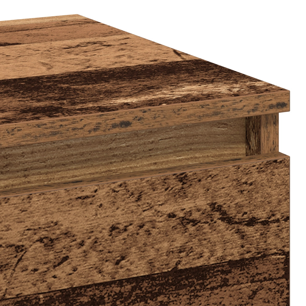 Comodino  in legno vecchio 40x35x50 cm in legno ingegnerizzato