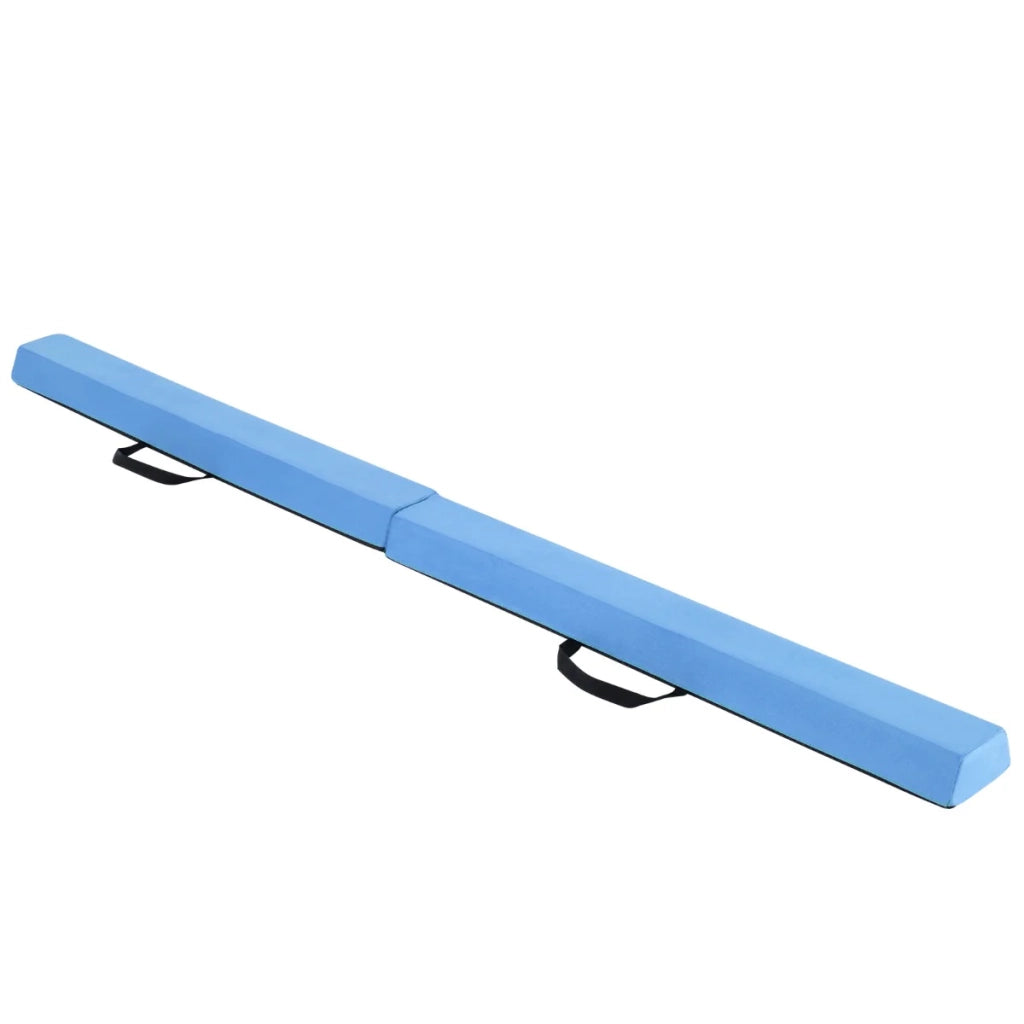 Trave di equilibrio pieghevole 210 x 15 x 7 cm per un allenamento di ginnastica comodo e pratico realizzata in schiuma EVA blu 20_0013290