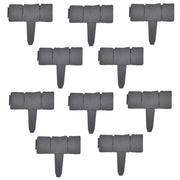 Bordure per Aiuola in set di 60 blocchi - Lunghezza tot 15 m - Grigio, Effetto Pietra casa.pro