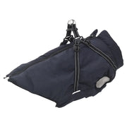 Cappotto Cani Imbracatura Impermeabile Riflettente Blu Navy L44 4019918