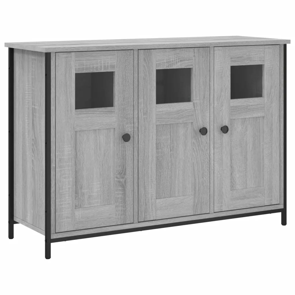 Credenza Grigio Sonoma 100x35x70 cm in Legno Multistrato 835522