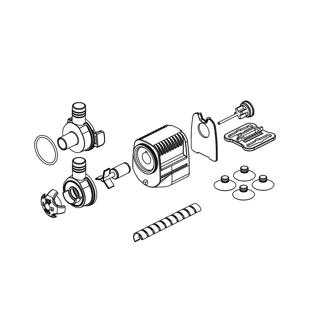 Sicce Syncra Nano - Portata Regolabile max 430 L/H Consumo 2,8watt per Utilizzo Dentro/Fuori dall'acqua
