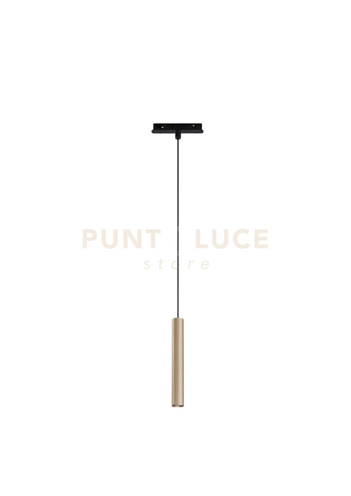 SOSPENSIONE TUBO/PICCOLA PER BINARIO MAGNETICO ORO LED 3000K 468LM 6W