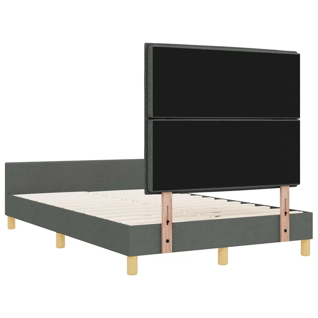 Struttura del letto Grigio scuro 120 x 190 cm Tessuto 3344635