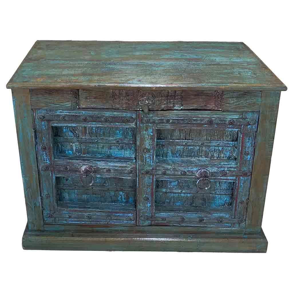 Credenza artigianale in legno 116x49x90h cm