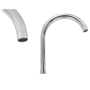 Trade Shop - Canna Di Ricambio Miscelatore Rubinetto Cucina Lavello Canna Alta Cromato 30cm -