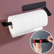 Supporto per carta da cucina in materiale opaco nero - mensola per cucina - supporto per carta da cucina - carta da cucina - accessori per cucina - supporto per carta da cucina - supporto per carta da cucina appeso - dispenser per carta da cucina