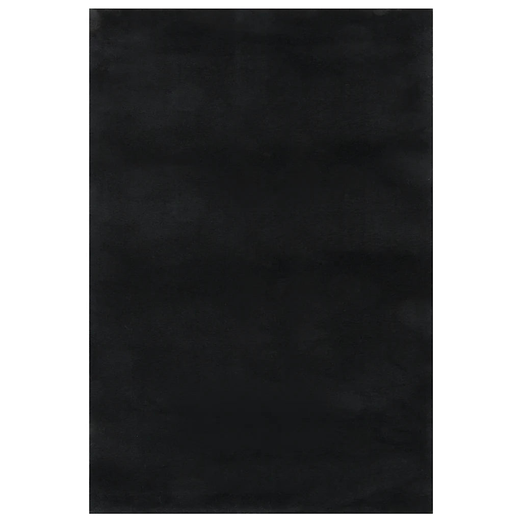 Tappeto Shaggy Nero 240x305 cm in Poliestere 353820