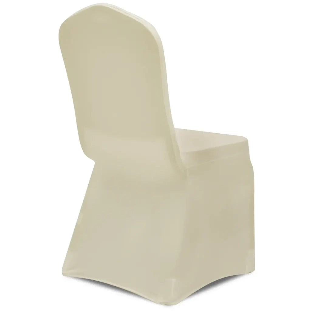 Coprisedie in Tessuto Elasticizzato Crema 18 pz CFW3075677