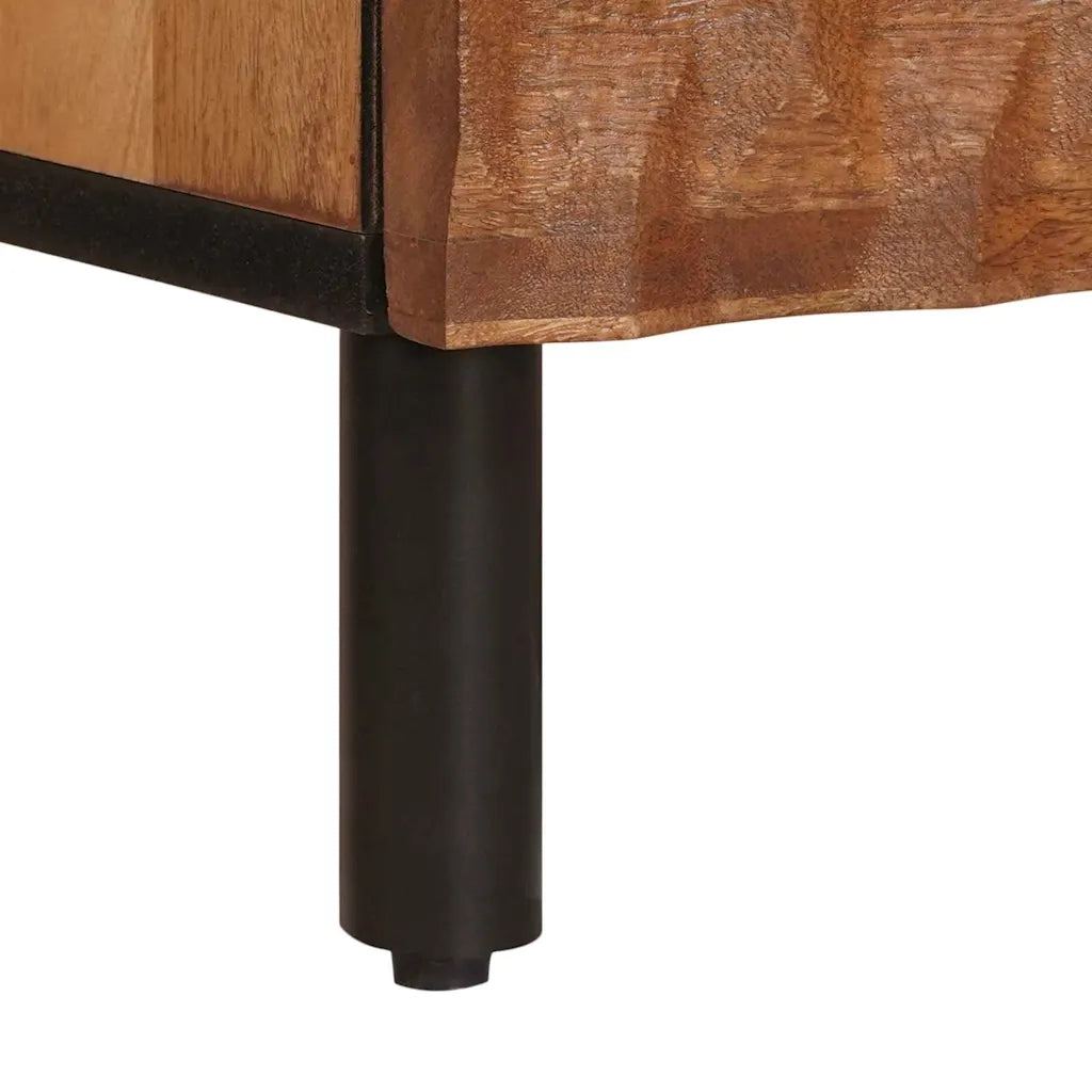 Comodino | Armadio da Notte | Mobiletto da notte con cassetto Marrone 50 x 33 x 60 cm