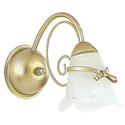 Applique da parete Kokarda oro con vetro 1xE14 Luminex