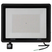 Faro a LED da esterno con sensore crepuscolare 200W luce fredda con staffa G6200