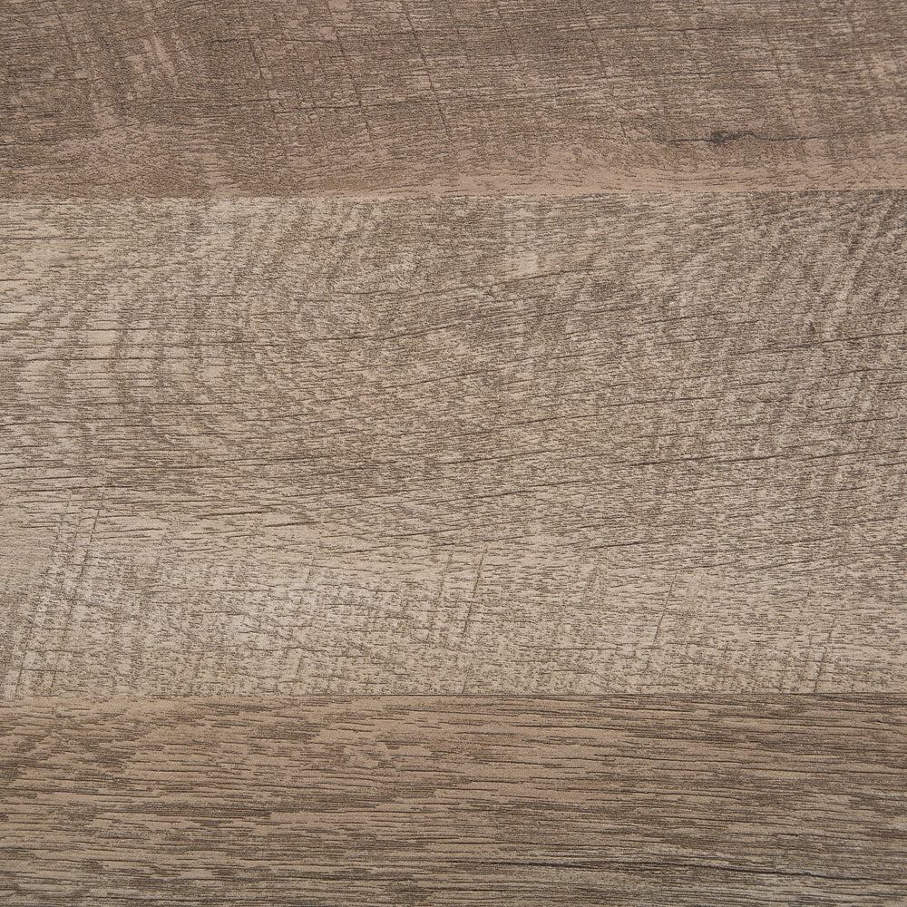 Tavolino Piano in Legno Scuro Struttura in Metallo Nero 120 x 60 cm Rettangolare Moderno Soggiorno Industriale