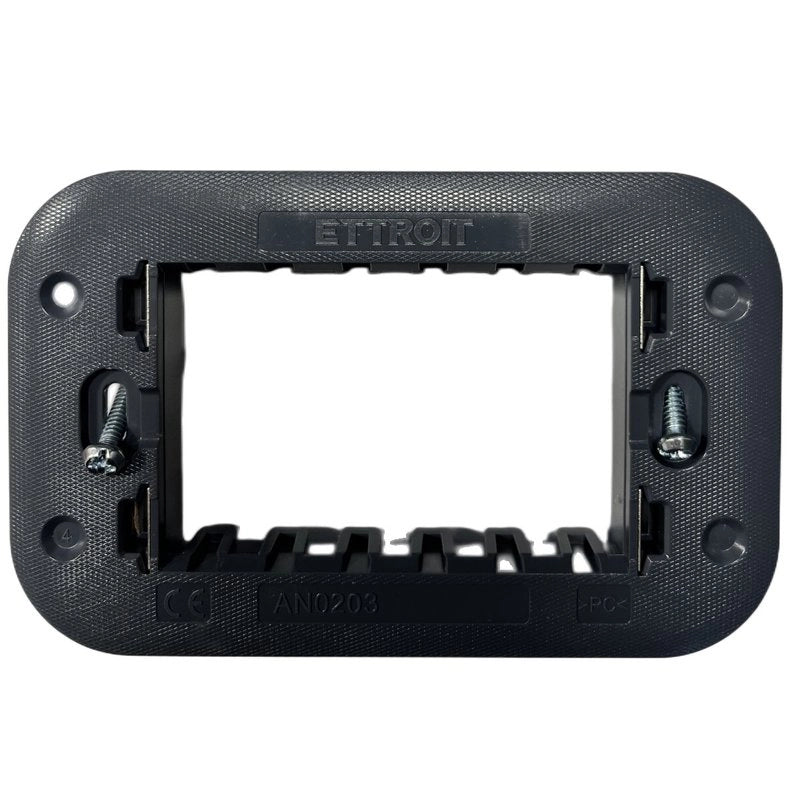 Supporto 3P Serie Moon 3 Posti Per Scatole 503 Compatibile Con Bticino Axolute
