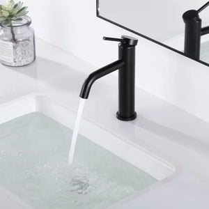 Rubinetto Da Lavabo Rea Clif Black Mat