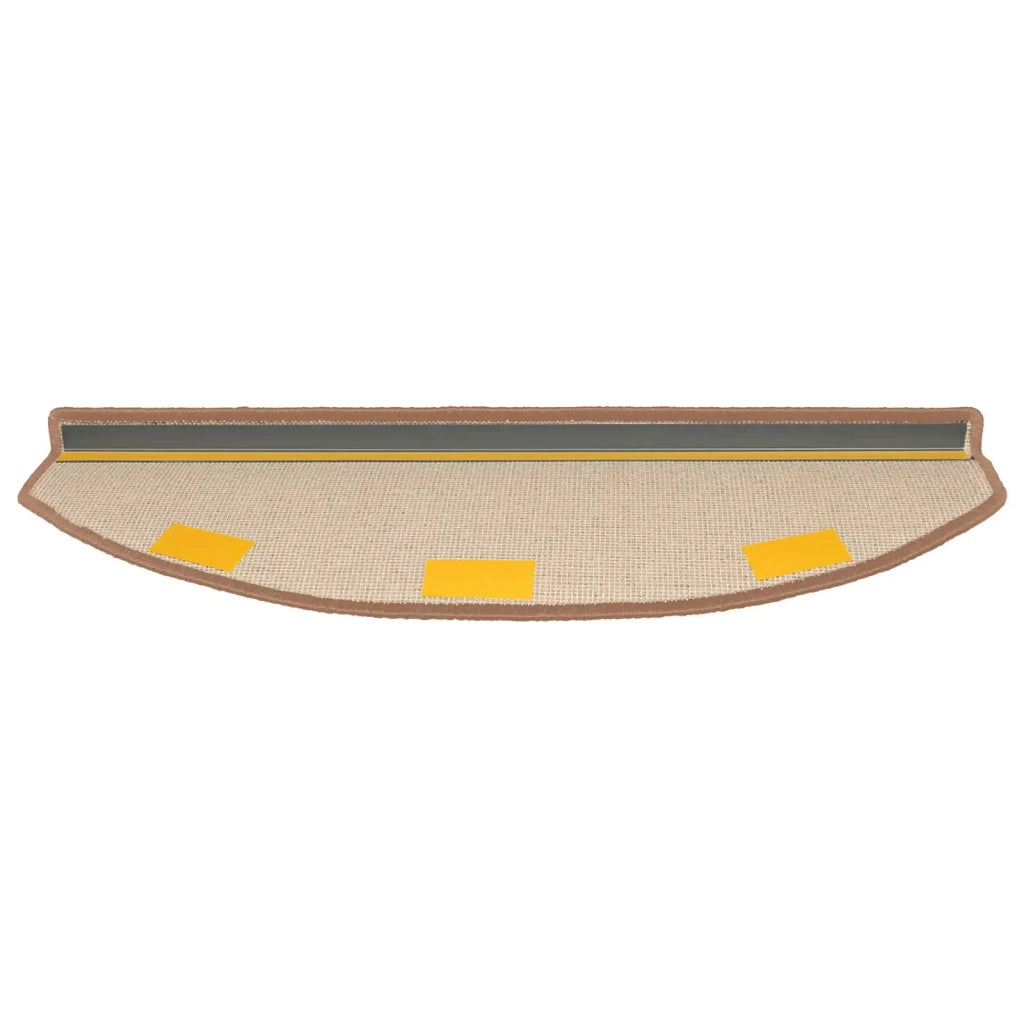 Tappetini per scale autoadesivi Semicircolare 15 pcs Marrone