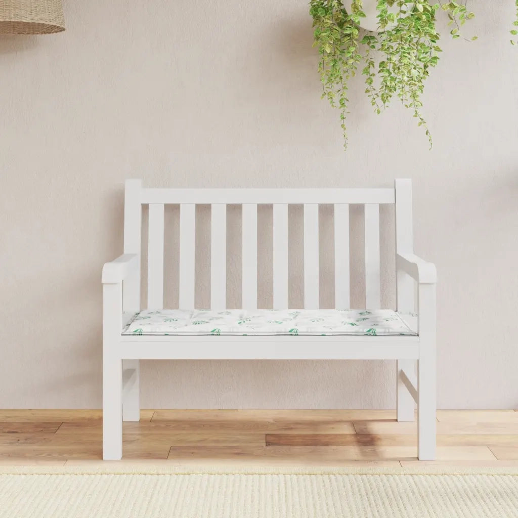 Cuscino per Panca a Foglie 100x50x3 cm in Tessuto Oxford 361116