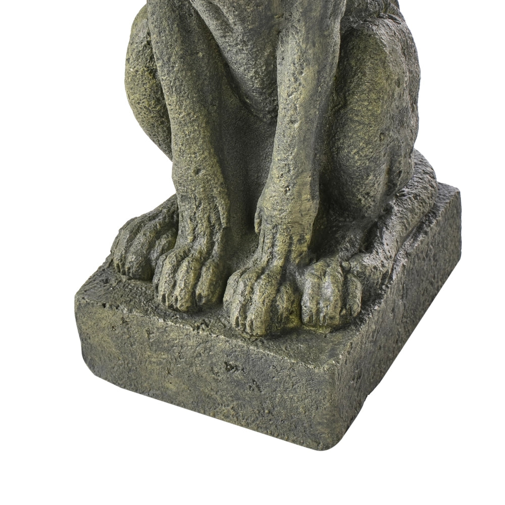 Statuetta decorativa in ferro a forma di cane marrone Decorazione per interni ed esterniSoggiorno