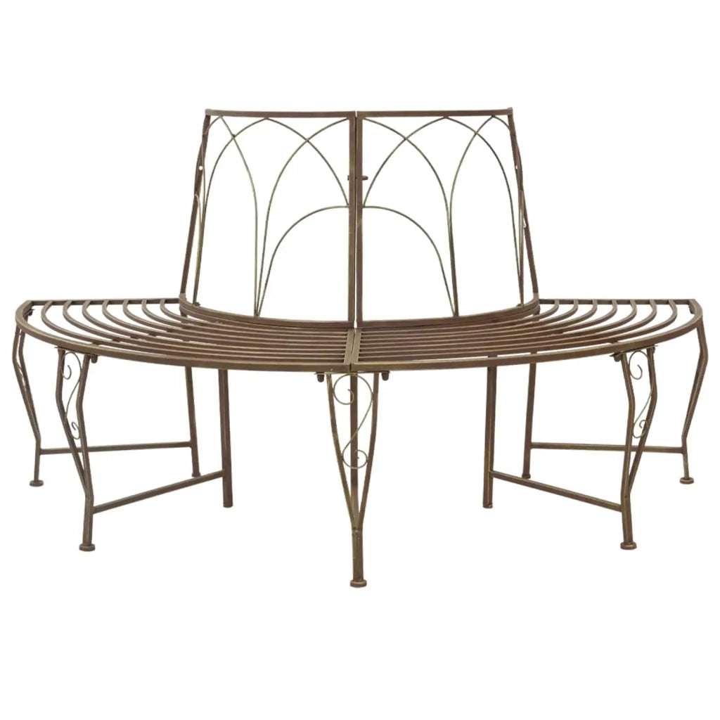 Panchina per Alberi 4-Numero di posti 160 x 80 x 89 cm Acciaio 42029518