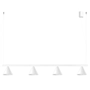 Lampadario NOX 4L bianco