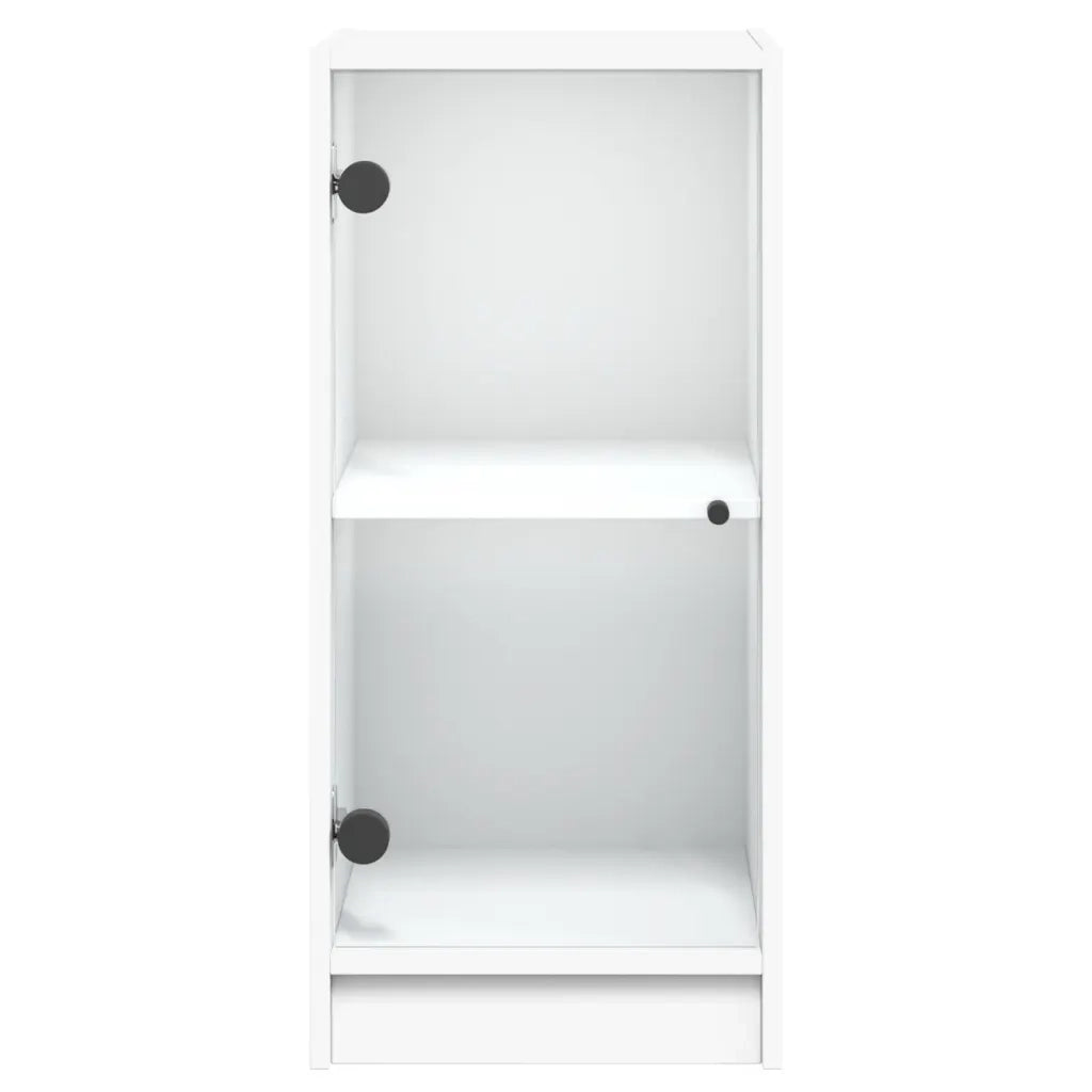 Mobile con Ante in Vetro Bianco 35x37x75,5 cm CFW7687631