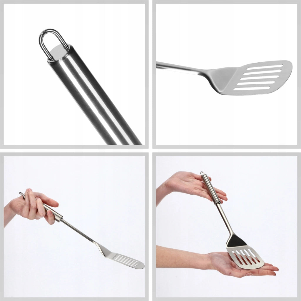 Spatola per pancake KADAX, cucchiaio da cucina in acciaio, 35 cm