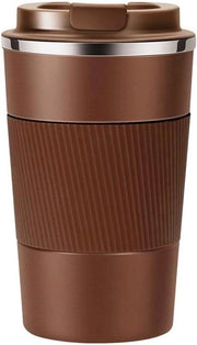 Termos per il caffè e il tè in acciaio inossidabile da 380 ml con coperchio ermetico ideale per uso in viaggio.