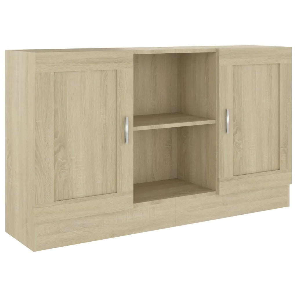 Credenza-Buffet-Armadio da cucina Rovere Sonoma 120x30,5x70 cm in Legno Multistrato