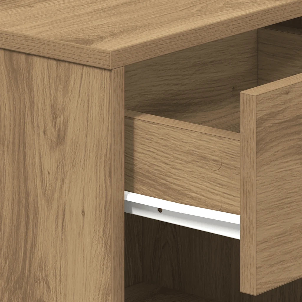 Comodino con Cassetto Rovere Artigianale 39x28x41 cm 858765