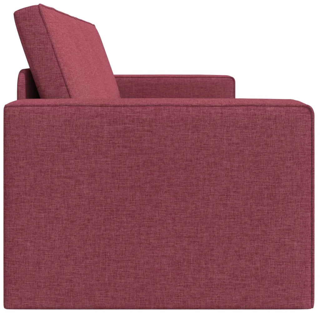 Divano letto Rosso Vino 245 x 78 x 77 cm Tessuto 4106718