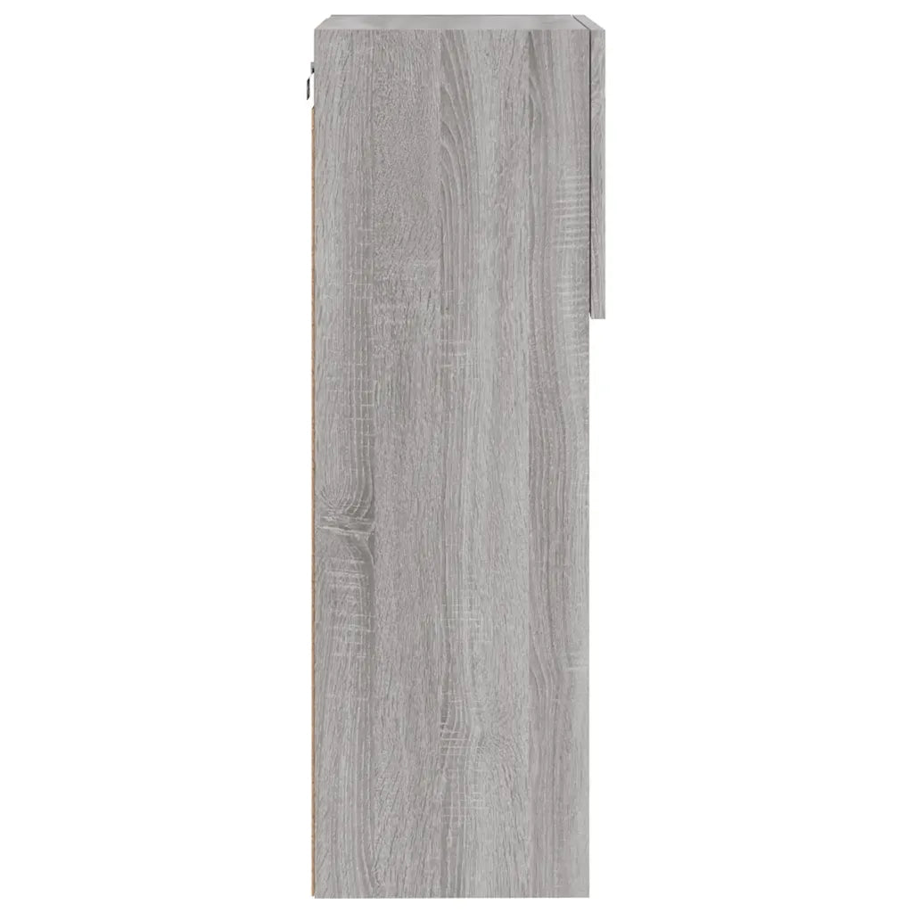 Mobile TV | Armadietto TV | Mobile Porta TV con Luci LED Grigio Sonoma 40,5x30x90 cm