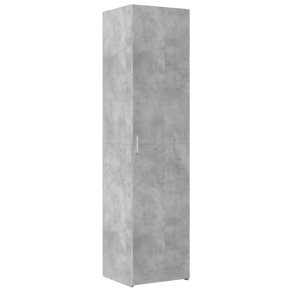 Mobile Sottile Grigio Cemento 45x42,5x225 cm in Truciolato CFW1200325
