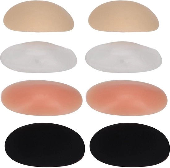 Set di 4 Viscose per Drenaggio delle Scapole - Schiuma Respirante per Scapole - Invisibile e Antiscivolo - Abbigliamento Donna / Uomo